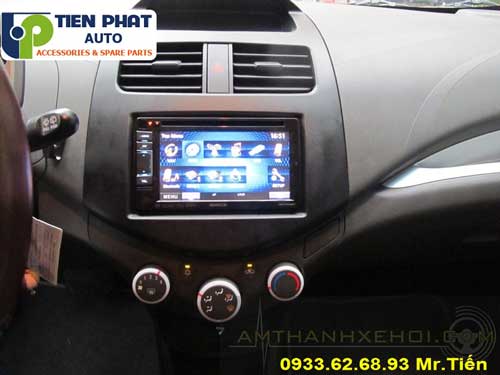 cung cap man hinh dvd chạy android gia re uy tin cho Chevrolet Spack 2014 tai Huyen Cu Chi